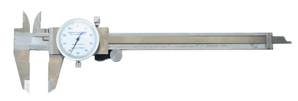 Misc. Accessories Frankford Arsenal Stainless Dial Caliper FRANKFORD STAINLESS DIAL CALIPER